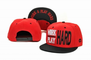 WORK HARD PLAY HARD Snapback Hats Flat Brim 10546
