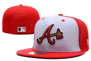 Atlanta Braves MLB 59FIFTY Fitted Hats Flat Brim 10604