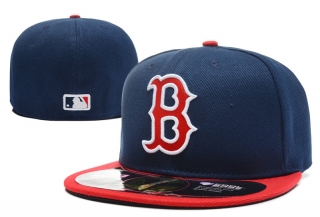 Boston Red Sox MLB 59FIFTY Fitted Hats Flat Brim 10635