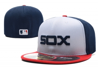 Chicago White Sox MLB 59FIFTY Fitted Hats Flat Brim 10655