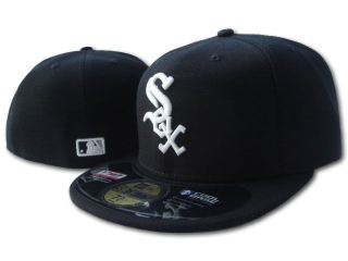 Chicago White Sox MLB 59FIFTY Fitted Hats Flat Brim 10658