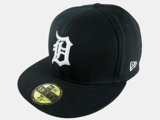 Detroit Tigers MLB 59FIFTY Fitted Hats Flat Brim 10677