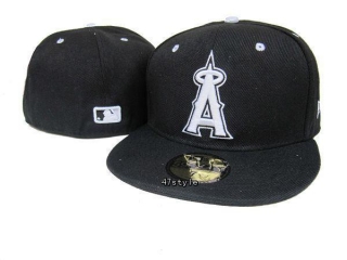 Los Angeles Angels of Anaheim MLB 59FIFTY Fitted Hats Flat Brim 10694