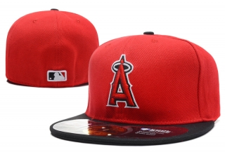 Los Angeles Angels of Anaheim MLB 59FIFTY Fitted Hats Flat Brim 10696