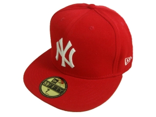 New York Yankees MLB 59FIFTY Fitted Hats Flat Brim 10772