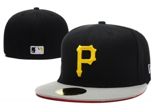 Pittsburgh Pirates MLB 59FIFTY Fitted Hats Flat Brim 10807