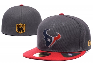 Houston Texans NFL 59FIFTY Fitted Hats Flat Brim 10907