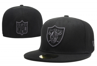 Oakland Raiders NFL 59FIFTY Fitted Hats Flat Brim 10931