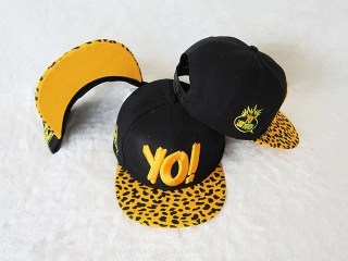 The Yo MTV Rap Log Snapback Hats Flat Brim 12837