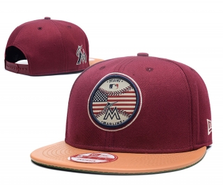 MLB Miami Marlins Snapback Caps 46714