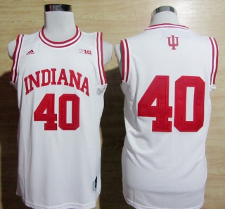 Indiana Hoosier Cody Zeller #40 White NCAA Basketball Jersey
