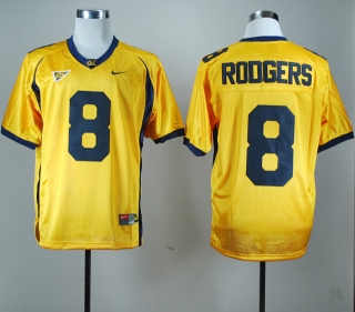 California Golden Bears Aaron Rodgers #8 Golden NCAA Football Jersey