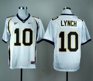 California Golden Bears Marshawn Lynch #10 White NCAA Football Jersey