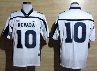 Nevada Wolf Pack Colin Kaepernick #10 White NCAA Football Jersey