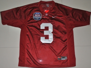 Nike Alabama Crimson Tide Trent Richardson 3 Crimson 2012 BCS Patch College Jersey