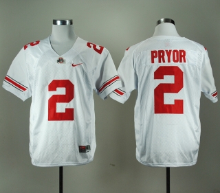 Ohio State Buckeyes Terrelle Pryor #2 White NCAA Football Jersey