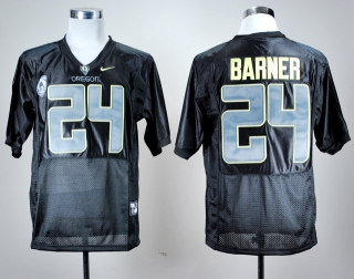 Oregon Ducks Kenjon Barner #24 Black Combat NCAA Football Jersey