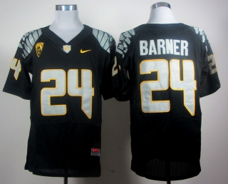 Oregon Ducks Kenjon Barner #24 Black Elite Jersey NCAA Football Jersey