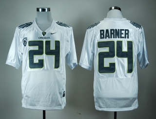 Oregon Ducks Kenjon Barner #24 White Combat NCAA Football Jersey