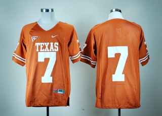 Texas Longhorns Garrett Gilbert #7 Orange NCAA Football Jersey