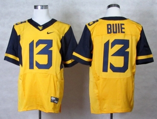 West Virginia Mountaineers Andrew Buie #13 Elite Golden NCAA Football Jersey