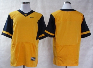West Virginia Mountaineers Blank Elite Golden NCAA Football Jersey