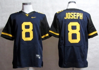 West Virginia Mountaineers Karl Joseph #8 Elite Blue NCAA Football Jersey