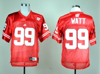 Wisconsin Badgers JJ Watt #99 Red NCAA Football Jersey