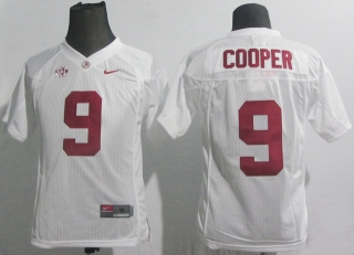 Amari Cooper #9 White NCAA Youth Jersey
