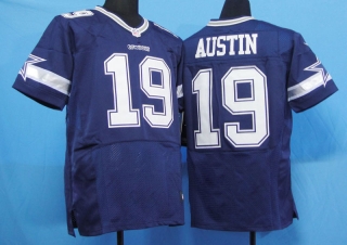 Dallas Cowboys #19 AUSTIN D-BLUE #2012 Nike NFL Football Elite Jersey