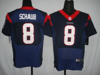 Houston Texans #8 Schaub Deep Blue #2012 Nike NFL Football Elite Jersey