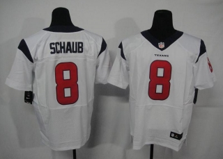 Houston Texans #8 Schaub White #2012 Nike NFL Football Elite Jersey