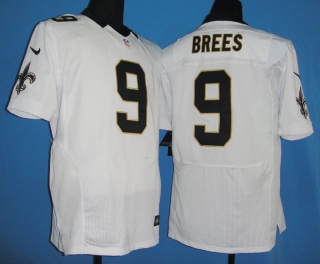 New Orleans Saints #9 BREES White #2012 Nike NFL Football Elite Jersey
