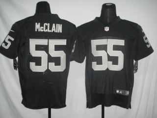 Oakland Raiders #55 McClain Black #2012 Nike NFL Football Elite Jersey