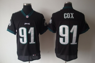 Philadelphia Eagles #91 Cox Black #2012 Nike NFL Football Elite Jersey