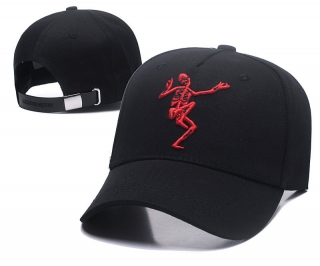 ALEXANDER MCQUEEN Curved Snapback Hats 51618