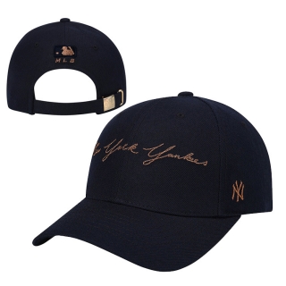 MLB New York Yankees Curved Snapback Hats 52065