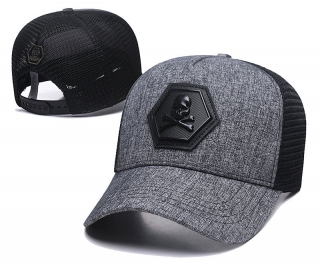 PHILIPP PLFIN Curved Mesh Snapback Hats 52444