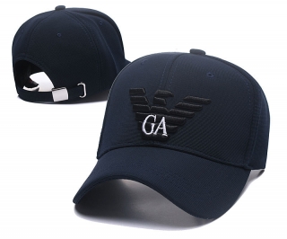 Armani Curved Snapback Hats 52495