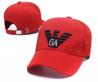 Armani Curved Snapback Hats 52497
