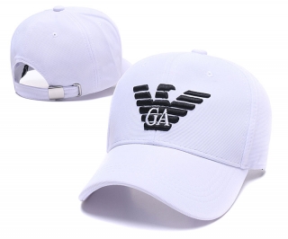 Armani Curved Snapback Hats 52498