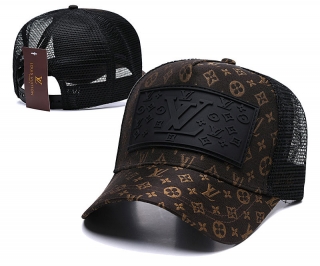 LV Mesh Curved Snapback Hats 53489