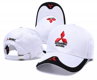 Mitsubishi Motors Curved Snapback Hats 53677