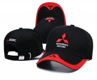 Mitsubishi Motors Curved Snapback Hats 53678