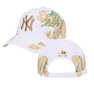 MLB New York Yankees China Dragon Curved Snapback Hats 54050