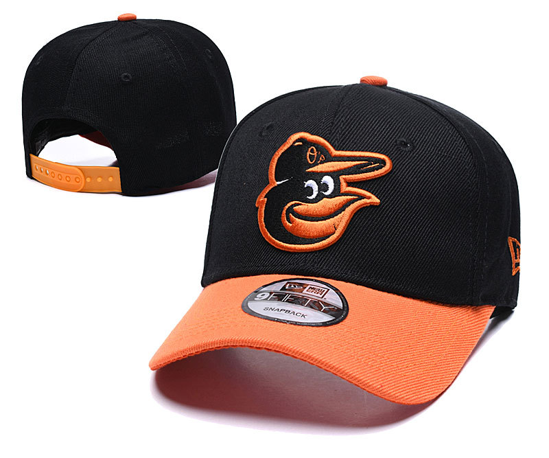 Buy MLB Baltimore Orioles Curved Brim Snapback Cap 57774 Online Hats