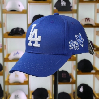 MLB Los Angeles Dodgers Curved Brim Snapback Cap 59519