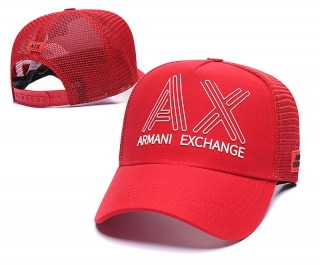 Armani Curved Brim Mesh Snapback Cap 59915