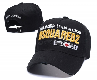Dsquared2 Curved Brim Snapback Cap 59918