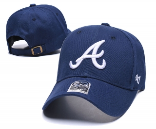 MLB Atlanta Braves Curved Brim 47BRAND Snapback Cap 60026